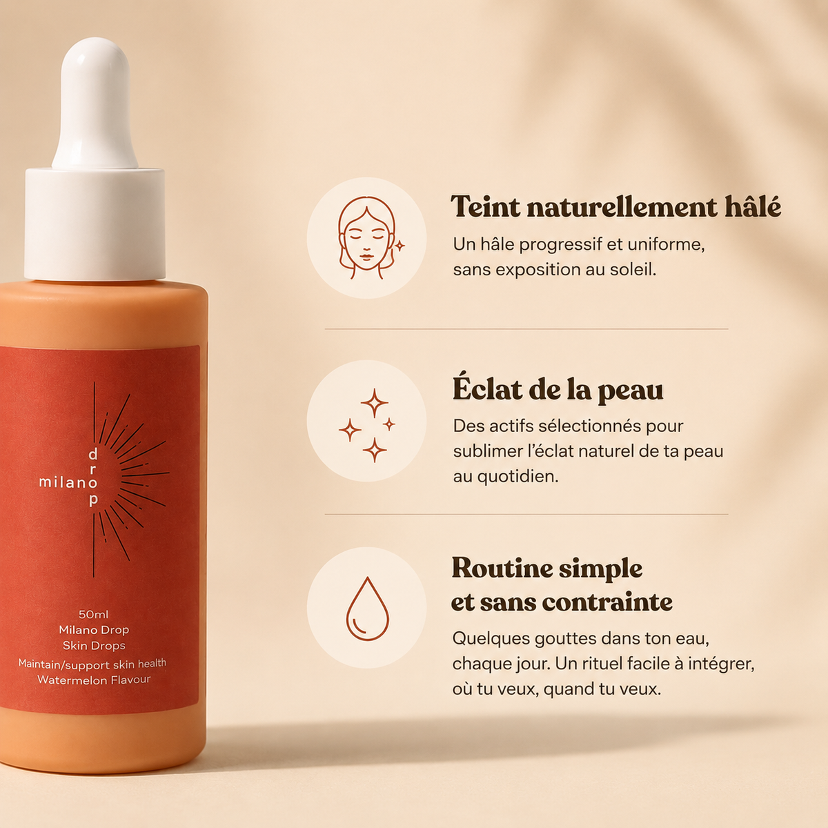Gouttes Bonne Mine | Teint hâlé progressif | 50 ml